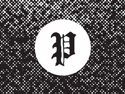 lil p austin blackletter drop cap halftone illustration p preacher typography