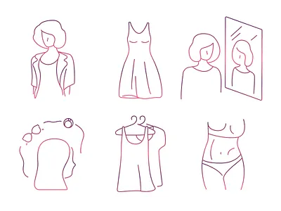 Style Whisperer Icons curves gradient lineart lines path stroke