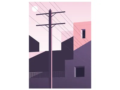 Building and Shadow Exploration 2d animals colour design flat geometry icon minimal patterns shapes tone vector