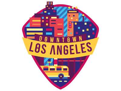 Snapchat geofilters // California california downtown erikdgmx geofilter illustration los angeles snapchat vector