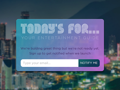 Pop-Up / Overlay - 016 016 pop up signup