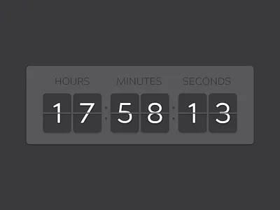 Countdown board countdown timer