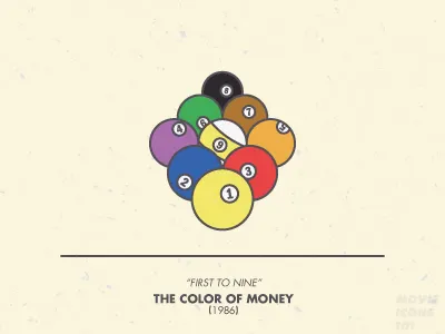Movie Icons 101 - No. 9 The Color of Money 101 icons movie thecolorofmoney
