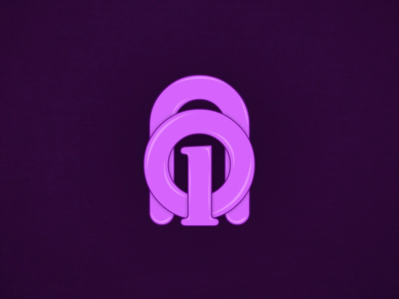 NO1 1 1 logo animation gif number number 1 number logo one simple violet