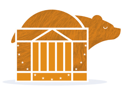 Black Bear visits UVA campus blackbear editorial illustration uva