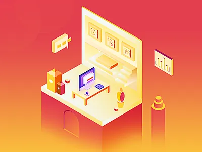 2.5d 2.5d illustration ui