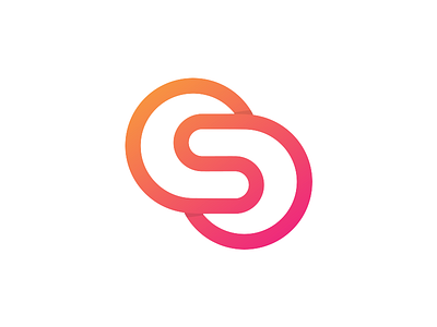 Share clever creative design idea letter logo mark minimal s simple