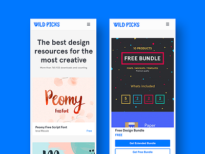 Wildpicks.design Mobile View business card mockup busuniss car free freebie freeby mockup template