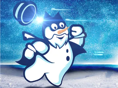 RJ Production character logo betman character logo production snow vector