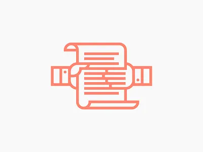 Tss Icons document food geometric hand icon line nonprofit paper school