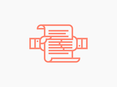 Tss Icons document food geometric hand icon line nonprofit paper school