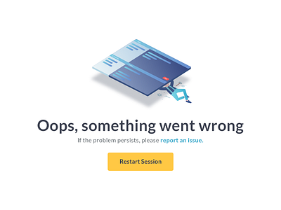 Crash crash datacamp datascience error gradient illustration isometric sesion