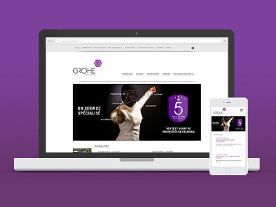 Grohe Immobilier webdesign wordpress