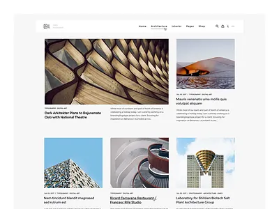 WordPress Magazine Header blog clean envato freelance header magazine minimal pixelthrone theme themeforest ui wordpress