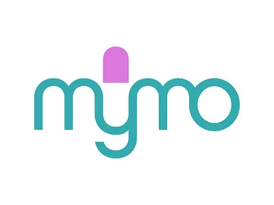 MYMO blue chalet doctor medicine pill pink sans