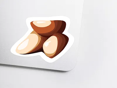 Got Nuts? brazil sticker stickermule