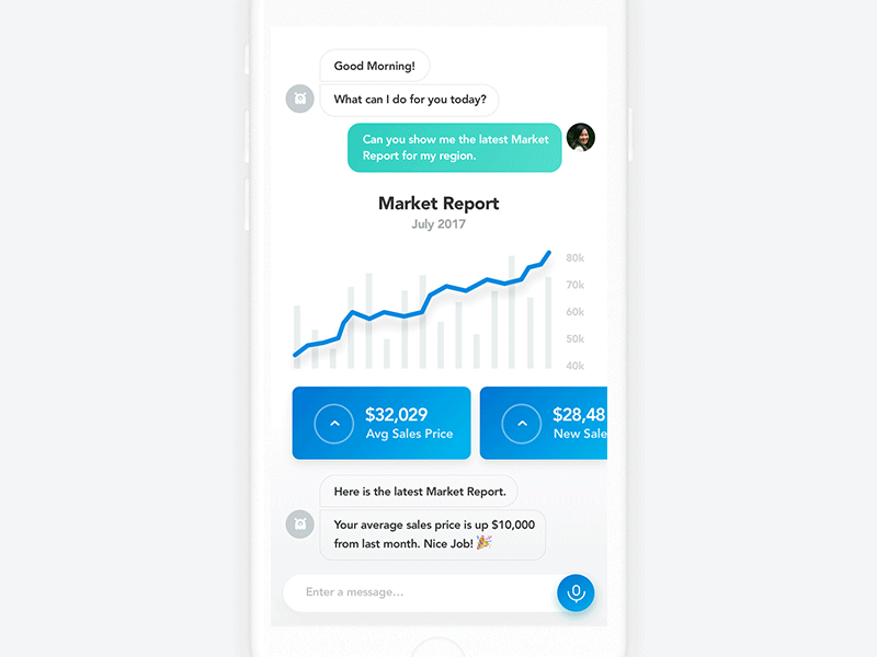 Exploring Artificial Intelligence: Motion bot chat data graph interaction ios messages motion voice