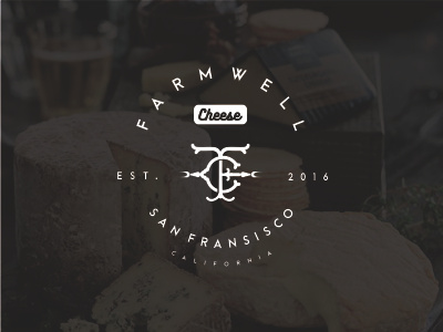 FARMWELL CHEESE cheese identity logo visual