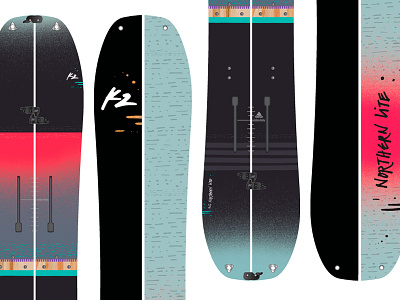K2 Northern Lite board graphics graphics snowboard snowboarding