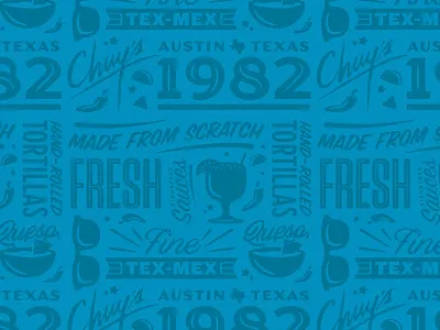 Chuy's Pattern chuys mexican food pattern tex mex