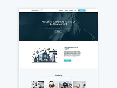 Marketing Landing Page Design lading page marketing ui