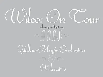 Pompeian Cursive font ligatures revival script swash type type history