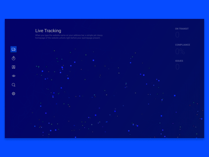 Fleet Manager Dashboard: Live Tracking admin panel ai dark dashboard design free dashboard futuristic gif interactive map sketch ui