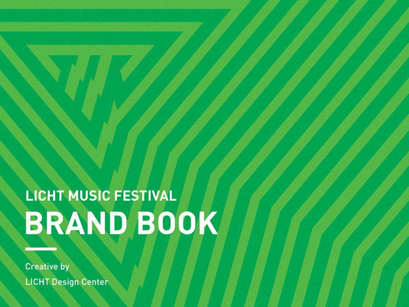 Licht Music Festival Color Change book brand color effect logo motion