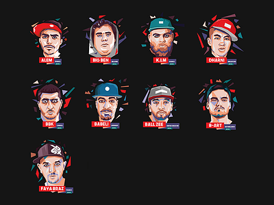 Beatbox Faces beatbox face illustration shirt vectorart