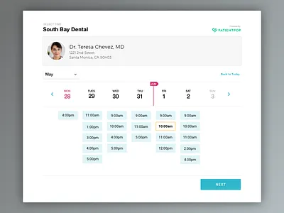 Appointment Booking Calendar appointment calendar datepicker time slot