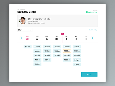 Appointment Booking Calendar appointment calendar datepicker time slot