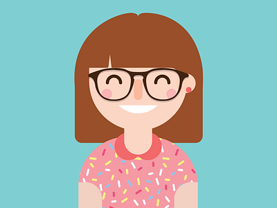 Self Portrait colourful designer illustrator ilustration person self portrait vector