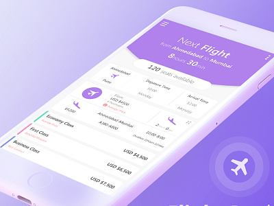 Flight Booking App app booking design flight ui