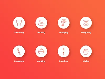 Thermomaster Icon Set cracow icon design icon set icons kraków linear icon set linear icons teamkalorik thermometer