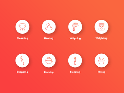Thermomaster Icon Set cracow icon design icon set icons kraków linear icon set linear icons teamkalorik thermometer