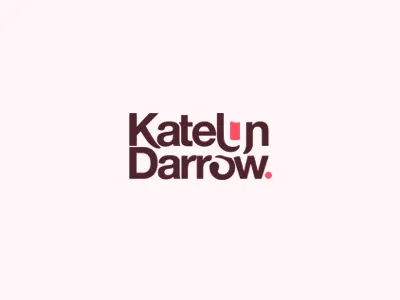 Katelyn Darrow Logo blog wordmark. logo