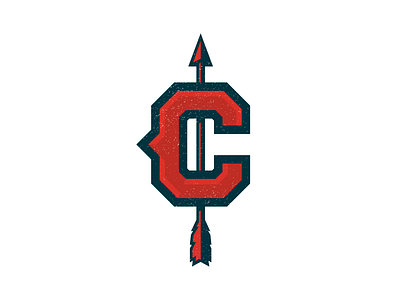 CLE Arrow arrow baseball c cleveland indians ohio