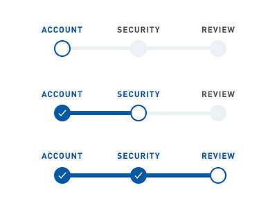 Step Progress Bar bar blue progress step steps ui