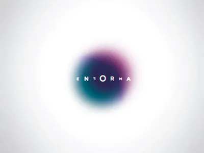 Enforma logotype blur blurred brand brand design branding gradient logo logotype