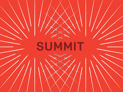 Summit - Where Ideas Collide brand collision conference dynamic event line theme type
