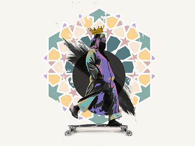 longboarder art artwork board color longboarder love morocco