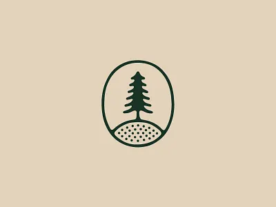 Fir Tree badge logo mark salt tree