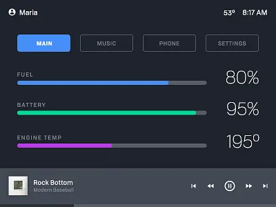 Daily UI #034 auto car dailyui interface ui