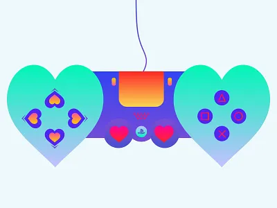 Love Game animal color game illustration love rainbow