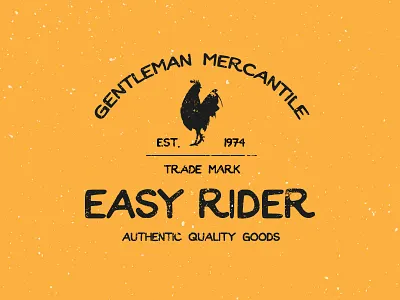 Easy Rider branding cafe clothing design logo motorcycle racer