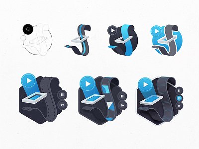 Hodge-Podge Evolution buttons code draft evolution film process react sketches versions video wip