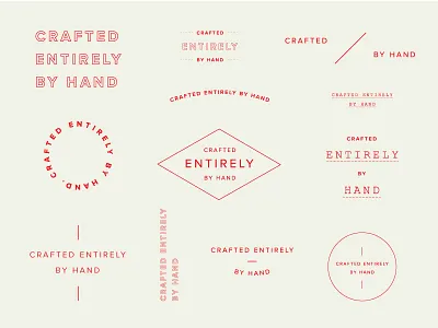 Crafted by Hand assets badge