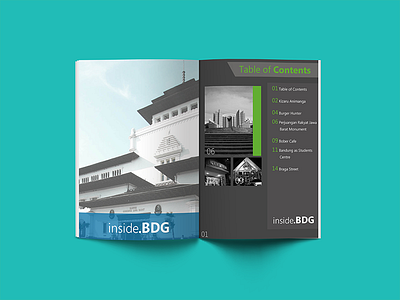 Inside BDG Magazine bandung city graphic design magazine