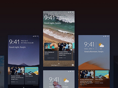 Lock Screen lock screen ui design