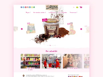 Homepage for Michel & Augustin cook food homepage michel et augustin news slider